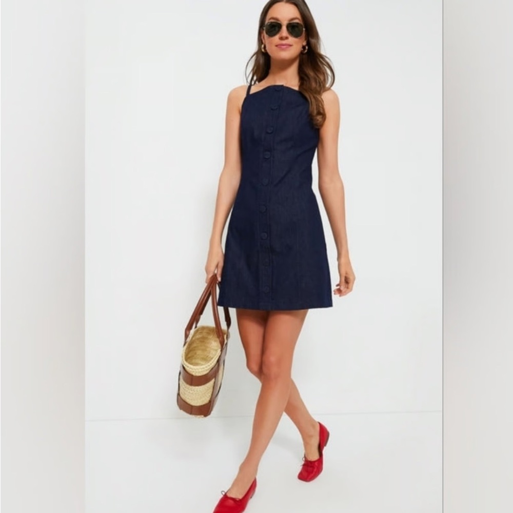 Denim Lilliana Mini Dress - Denim / M